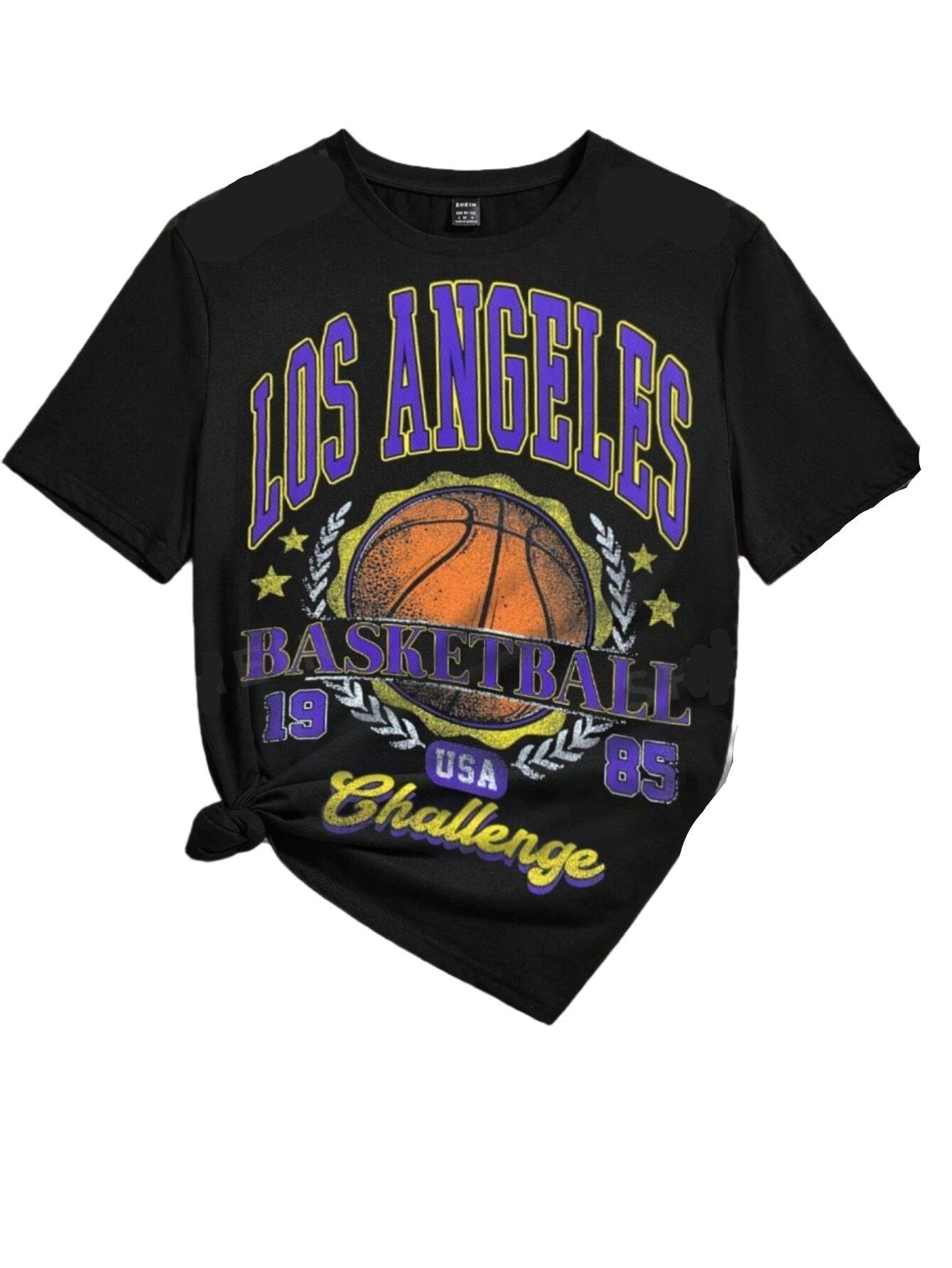 LA Basketball 1985 Graphic T-Shirt