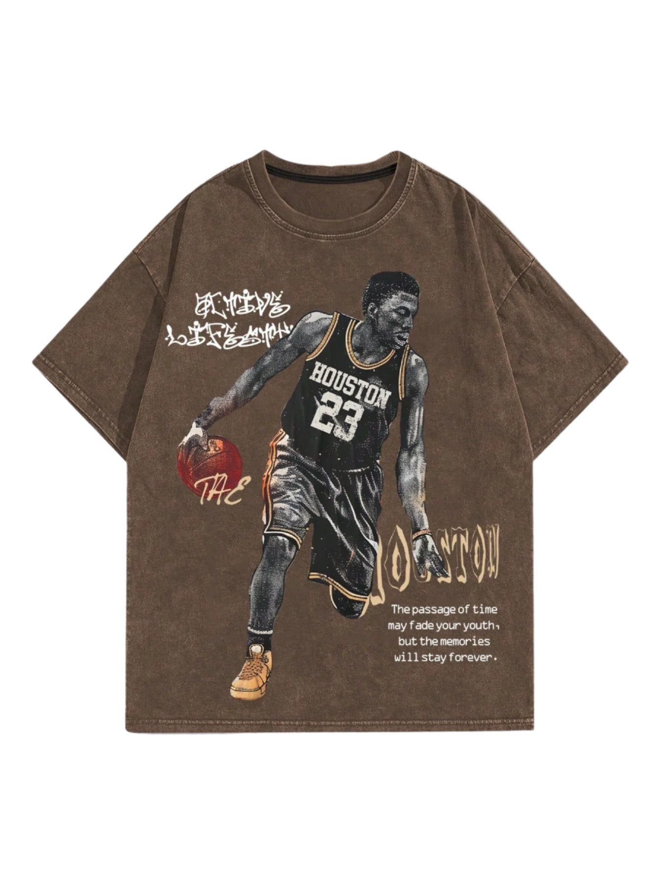 Houston Basketball Player Graphic T-Shirt